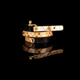 The Buckle Tan Leather Double Wrap