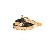 The Buckle Tan Leather Double Wrap