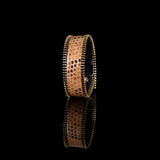 The Slim Zipper Leather Cuff
