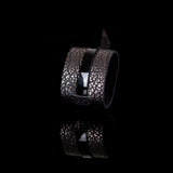 The Serpent Embossed Leather Bracelet