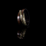 The Parallel Twist Leather Cuff