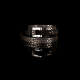 The Leather Multi Wrap Bracelet With Swarovski Crystals