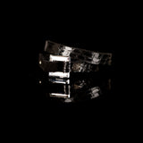 The Leather Triple Wrap Bracelet With Swarovski Crystals and Studs