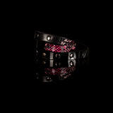 The Leather Triple Wrap Bracelet With Studs