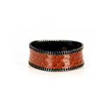 The Slim Zipper Leather Cuff
