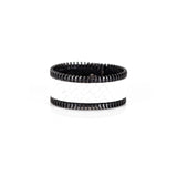 The Slim Zipper Leather Cuff