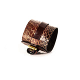 The Serpent Snake Skin Leather Bracelet