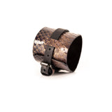 The Serpent Snake Skin Leather Bracelet