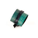 The Serpent Snake Skin Leather Bracelet