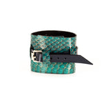 The Serpent Snake Skin Leather Bracelet