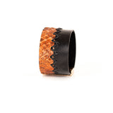 The Stitched Leather Cuff with Clasp