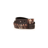 The Parallel Twist Leather Cuff