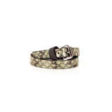 The Snake Skin Leather Double Wrap Bracelet
