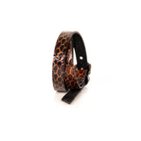 The Snake Skin Leather Double Wrap Bracelet
