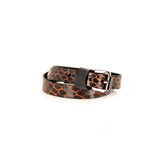The Snake Skin Leather Double Wrap Bracelet