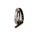 The Snake Skin Leather Double Wrap Bracelet
