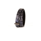 The Snake Skin Leather Double Wrap Bracelet