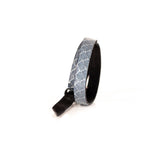 The Snake Skin Leather Double Wrap Bracelet