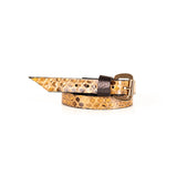 The Snake Skin Leather Double Wrap Bracelet