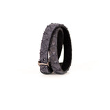 The Snake Skin Leather Double Wrap Bracelet