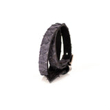 The Snake Skin Leather Double Wrap Bracelet