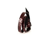 The Snake Skin Leather Double Wrap Bracelet