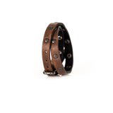 The Leather Double Wrap Bracelet With Studs