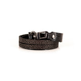 The Duo Leather Double Wrap Bracelet With Buckle
