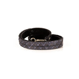 The Duo Leather Double Wrap Bracelet With Buckle