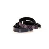 The Leather Triple Wrap Bracelet With Swarovski Crystals