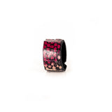 The Minimalist Fuchsia Leather Ring