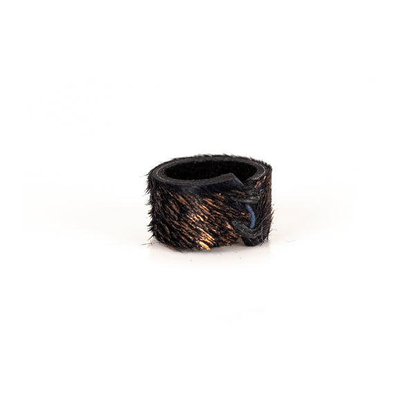 The Minimalist Pony Hair Leather Ring