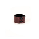 The Minimalist Burgundy Leather Ring