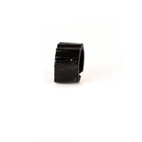 The Minimalist Patent Black Leather Ring
