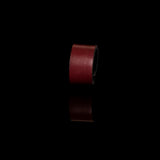 The Minimalist Burgundy Leather Ring