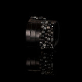 The Vivid Leather Cuff With Beads