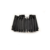 The Domino Black Leather Cuff