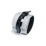 The Serpent Snake Skin Leather Bracelet