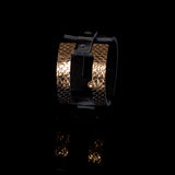 The Golden Rectangular Leather Cuff