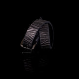 The Wide Leather Double Wrap Bracelet