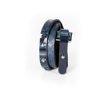 The Leather Triple Wrap Bracelet With Swarovski Crystals and Studs