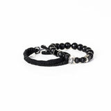 The Beaded Black Bracelet Set