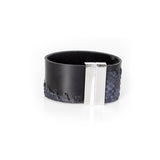 The Stitched Leather Cuff with Clasp