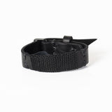 The Black Chain Leather Cuff