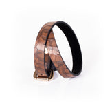 The Snake Skin Leather Double Wrap Bracelet