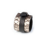 The Serpent Snake Skin Leather Bracelet