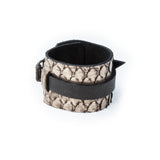 The Serpent Snake Skin Leather Bracelet