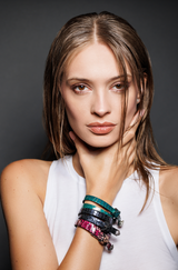 The Tiger Double Wrap Leather Bracelet