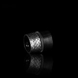 The Double Zipper Leather Cuff