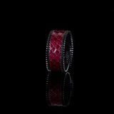 The Slim Zipper Leather Cuff